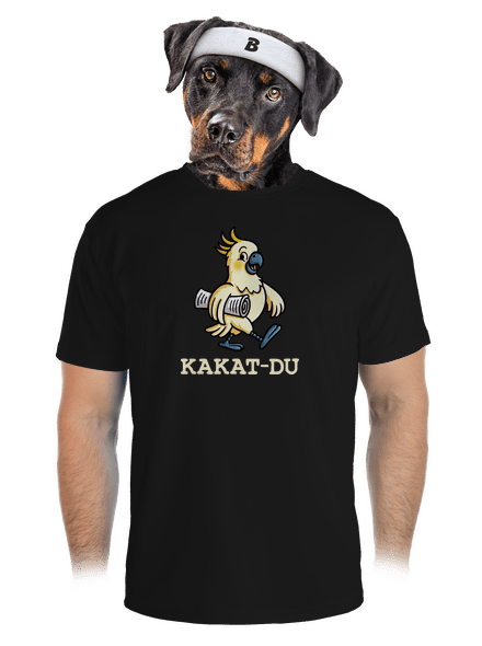Kakat-du pánské sportovní tričko Black