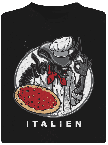 Italien pánské sportovní tričko Black