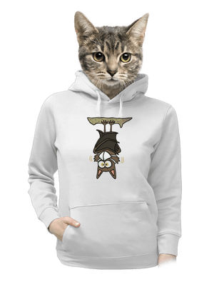 Nanopýr dámská mikina klokanka White