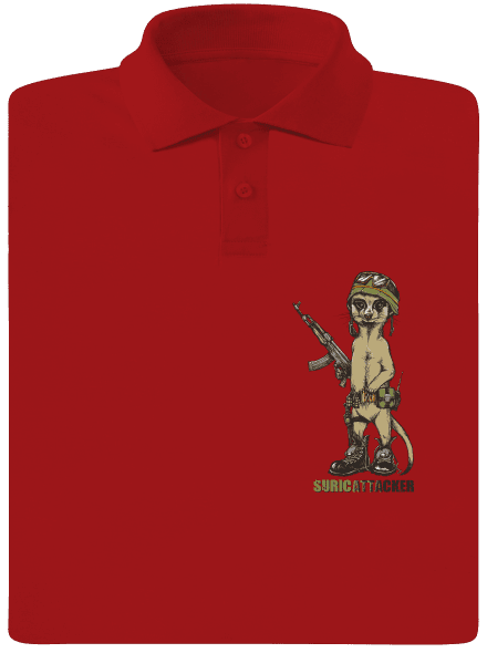 Surikata pánská polokošile Red Mal