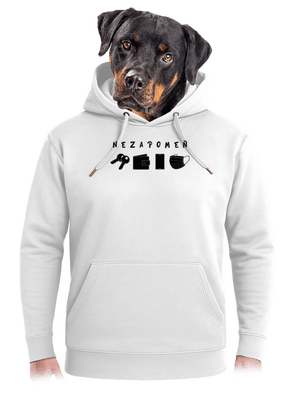 Nezapomeň unisex mikina premium Snowwhite