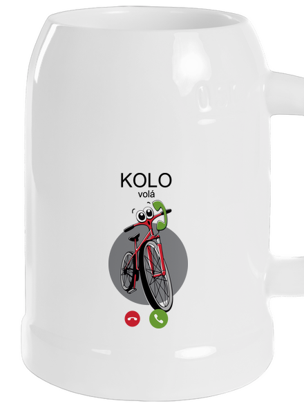 Kolo volá půllitr White