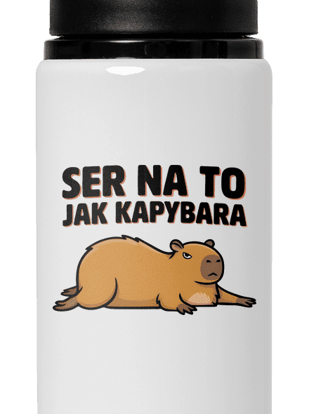 Jak kapybara lahev na vodu White