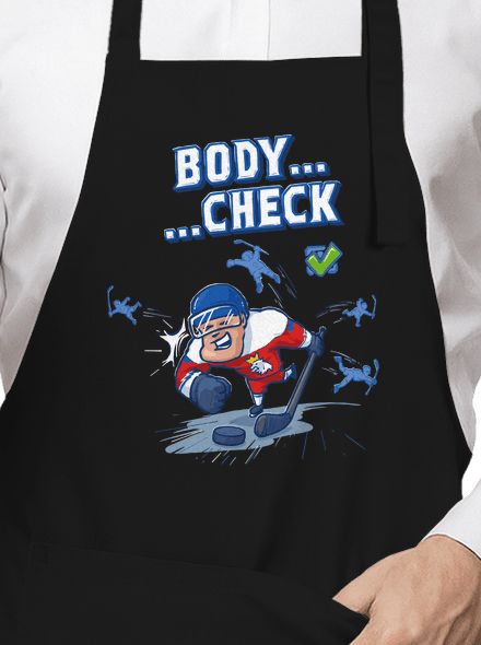 Body check zástěra Black