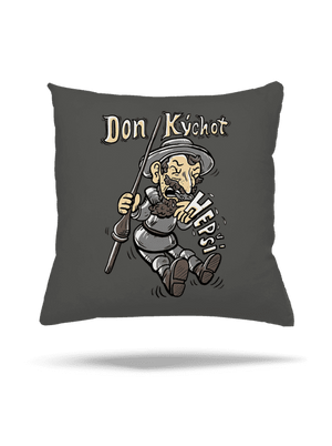 Don Kýchot polštář Gray Pol
