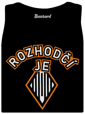 Rozhodčí dámské tílko klasické Black