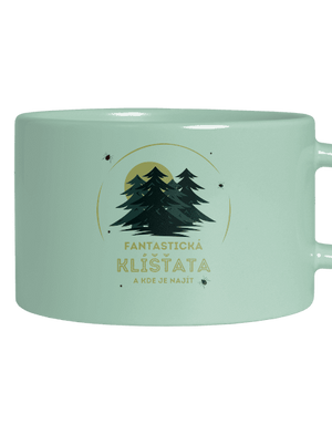 Fantastická klíšťata hrnek makronka Mint Macaron