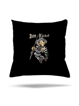 Don Kýchot polštář Black