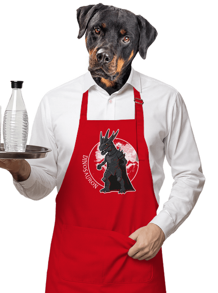 Dinosauron zástěra Red