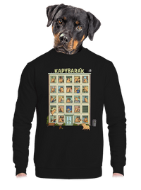 unisex mikina bez kapuce