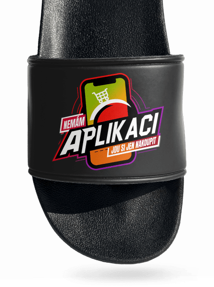 Nemám aplikaci pantofle Black