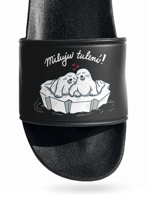 Miluju tulení pantofle Black