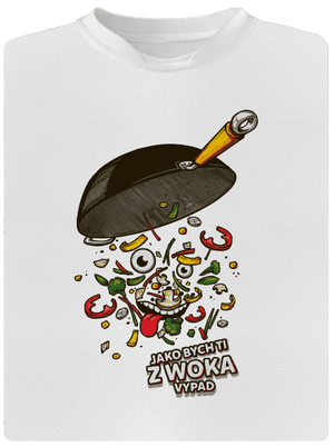 Pan Wok dětské sportovní tričko White