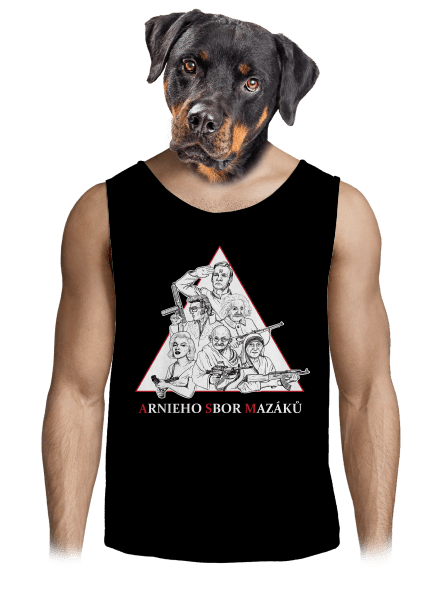 Arnieho sbor mazáků  pánské tílko Black