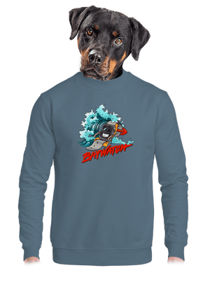 unisex mikina bez kapuce