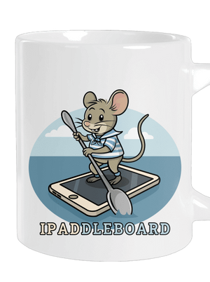 Ipaddleboard velký hrnek White