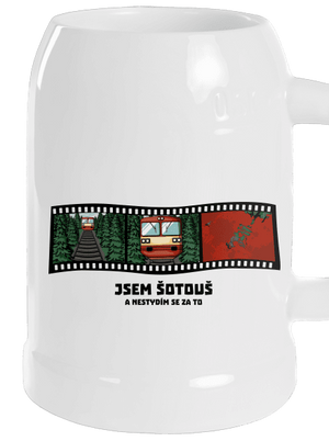 Jsem šotouš půllitr White