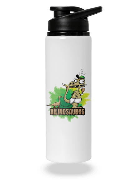 Dilinosaurus lahev na vodu White