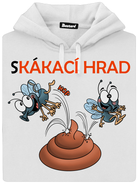 Skákací hrad dámská mikina klokanka White