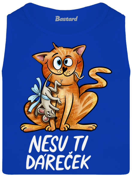Nesu ti dáreček  pánské tílko Royal Blue