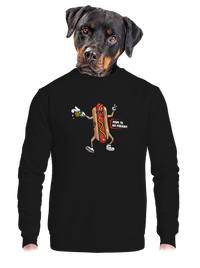 unisex mikina bez kapuce