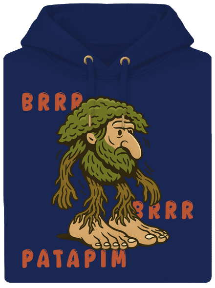 Brrr Brrr Patapim – Italian Brainrot unisex mikina premium Navy
