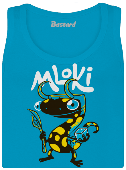 mLoki dámské tílko klasické Blue Atol