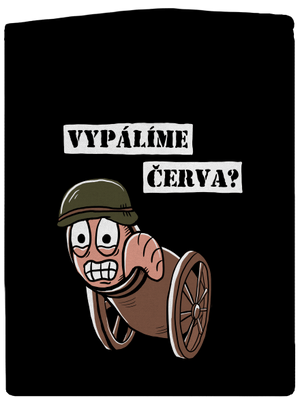 Vypálíme červa? dámská mikina na zip Black