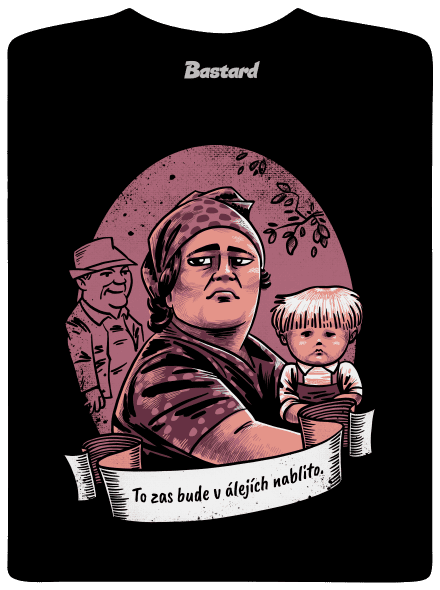 B14: Slavnosti sněženek pánské dlouhý rukáv Black