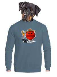 unisex mikina bez kapuce