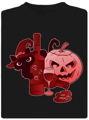 Hello, víno pánské sportovní tričko Black