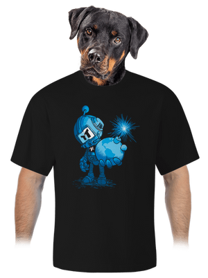 Časovaná bomba unisex tričko oversized Black