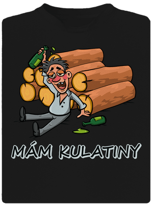 Mám kulatiny pánské sportovní tričko Black