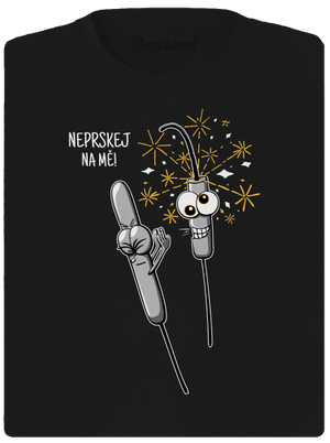 Neprskej na mě dámské sportovní tričko Black