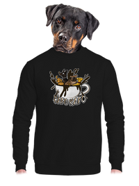 unisex mikina bez kapuce