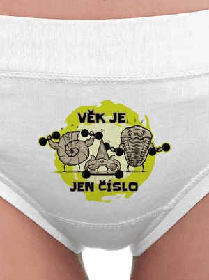 Věk je jen číslo dámské kalhotky White