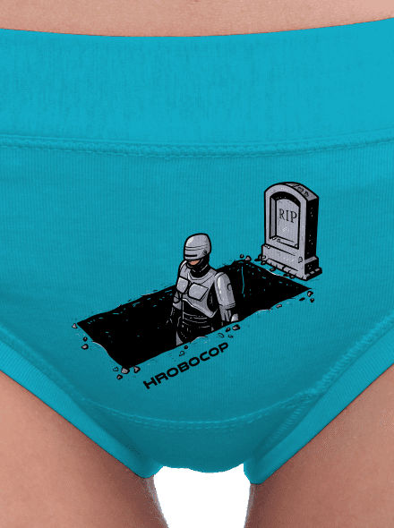 Hrobocop dámské kalhotky Turquoise
