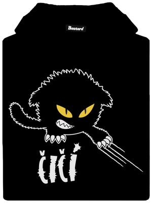 Čičina pánská mikina klokanka Black