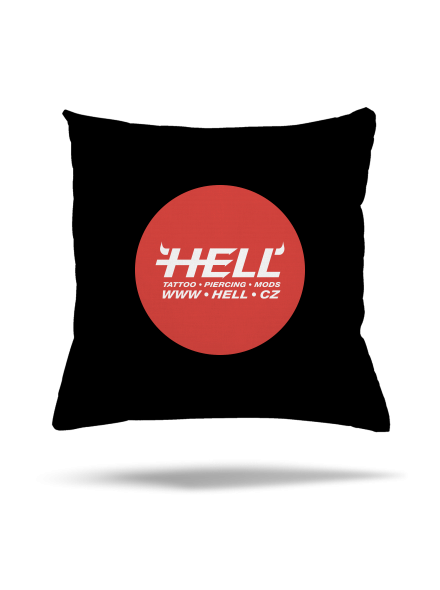 Hell logo polštář Black