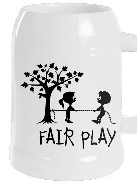 Fair play půllitr White