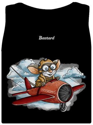 Tryskomyš dámské tílko klasické Black