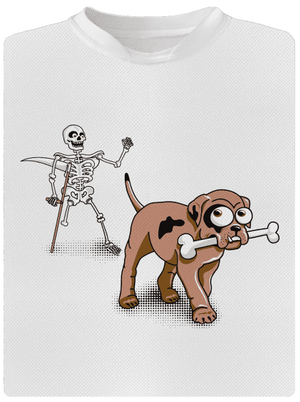 Kostlivec dětské sportovní tričko White