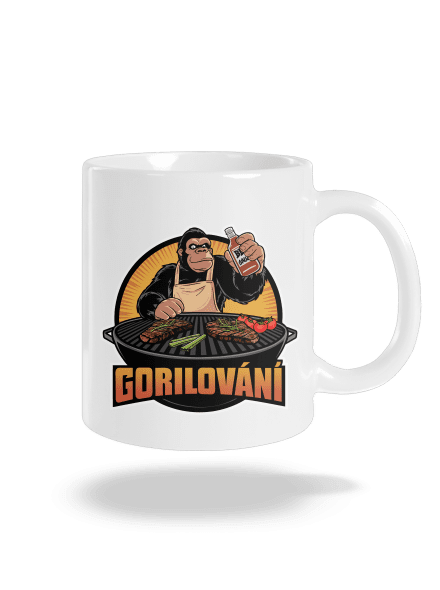 Gorilování klasický hrnek White