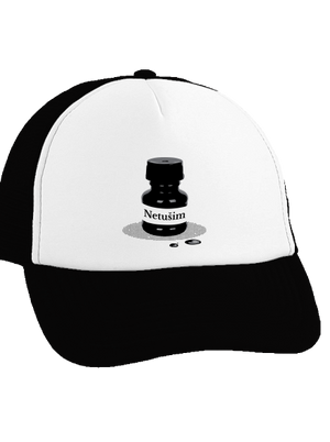 Netušim kšiltovka truckerka Black cap