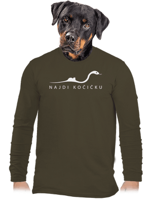 Najdi kočičku pánské dlouhý rukáv Urban Khaki