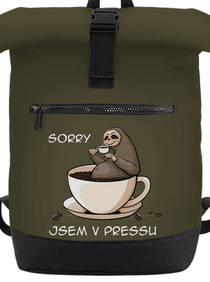 V pressu batoh Military Green