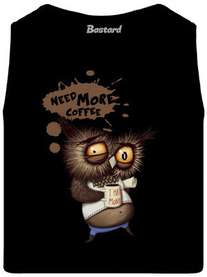 Potřebuju víc kafe pánské tílko Black