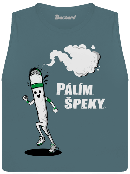 Pálím špeky dámské tílko volné Heather Deep Teal