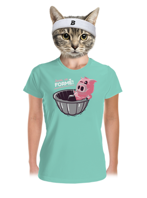 Ve formě dámské sportovní tričko Mint Mal