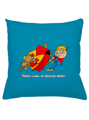 Školák polštář Blue Turquoise